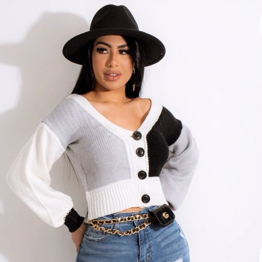 Crop Sweater Top